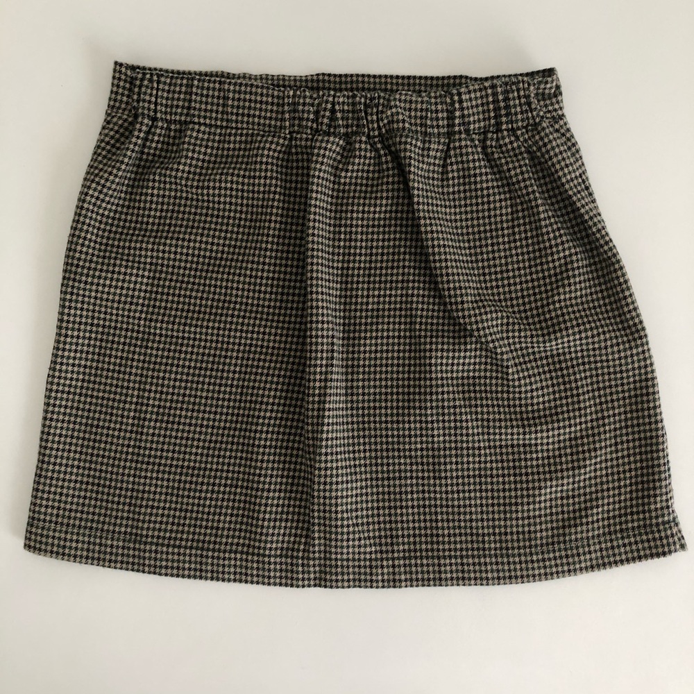 American Eagle Houndstooth Pattern Mini Skirt - image 2